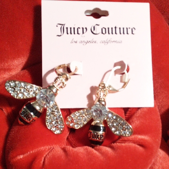 Juicy Couture Sparkling Bee Earrings - Picture 1 of 3